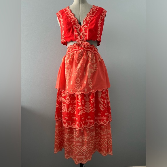 free people jackie midi dress Free People Alejandra Midi Dress